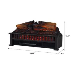 Country Living 27-in Infrared Electric Log Set -electric fireplace Store Country Living 27 In Log Set Dimensions
