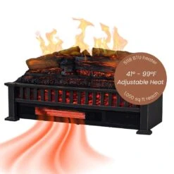Country Living 27-in Infrared Electric Log Set -electric fireplace Store Country Living 27 In Log Set Heat