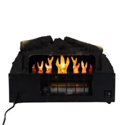 Country Living 20-in Electric Fireplace Log Set -electric fireplace Store Country Living Back Log Set Silo