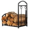 Country Living Bishop Creek 24-in Log Holder With Tool Set -electric fireplace Store Country Living Bishop Creek 24 Log Holder w Tools Wood Silo Angled 6f73b904 fa46 4d43 af47 45a230d08918