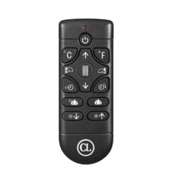 Brinley 60-in Rustic Brown Electric Fireplace TV Stand -electric fireplace Store Country Living Brinley Rustic Brown Media Console CL M 7197 RB Detail Remote