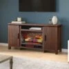Brinley 60-in Rustic Brown Electric Fireplace TV Stand 21 Brinley 60-in Rustic Brown Electric Fireplace TV Stand -electric fireplace Store Country Living Brinley Rustic Brown Media Console CL M 7197 RB Lifestyle Cropped