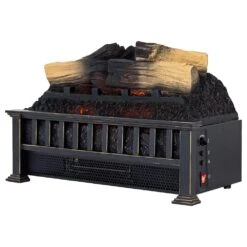 Country Living 20-in Electric Fireplace Log Set