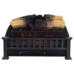 Country Living 20-in Electric Fireplace Log Set -electric fireplace Store Country Living CL LS 697 3 Silo Straight Powered On 2
