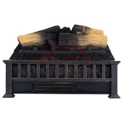 Country Living 20-in Electric Fireplace Log Set -electric fireplace Store Country Living CL LS 697 3 Silo Straight Powered On 4