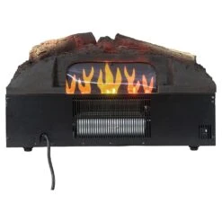 Country Living 23-in Infrared Electric Fireplace Log Set -electric fireplace Store Country Living CL LS 812 1 23 In Log Set Back Silo