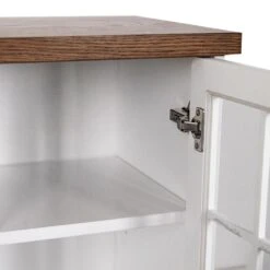 Dalton 57-in White Electric Fireplace TV Stand -electric fireplace Store Country Living Dalton 57 White Detail 3 f0b79d2a e670 407f a14f 951857a34c8f