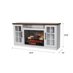 Dalton 57-in White Electric Fireplace TV Stand -electric fireplace Store Country Living Dalton 57 White Dimensions 292c50c5 4d25 4a9a b5fb 61d3edbc1d17
