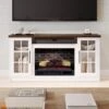 Dalton 57-in White Electric Fireplace TV Stand 12 Dalton 57-in White Electric Fireplace TV Stand -electric fireplace Store Country Living Dalton 57 White Lifestyle Straight Cropped c9995bf6 d092 4eba 82d4 d253b5d219c7