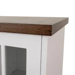 Dalton 72-in White Electric Fireplace TV Stand -electric fireplace Store Country Living Dalton 72 White Fireplace TV Stand Detail 1