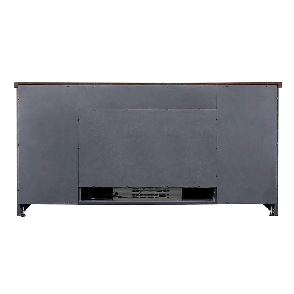 Dalton 60-in Steel Blue Electric Fireplace TV Stand 11 Dalton 60-in Steel Blue Electric Fireplace TV Stand - Image 11
