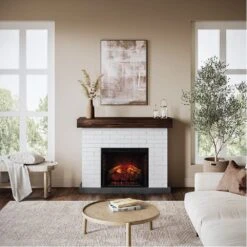 Country Living Jackson Electric Fireplace Mantel Package -electric fireplace Store Country Living Jackson Straight Lifestyle