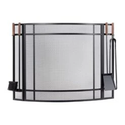 Country Living Mariposa Creek Fireplace Screen With Tool Set