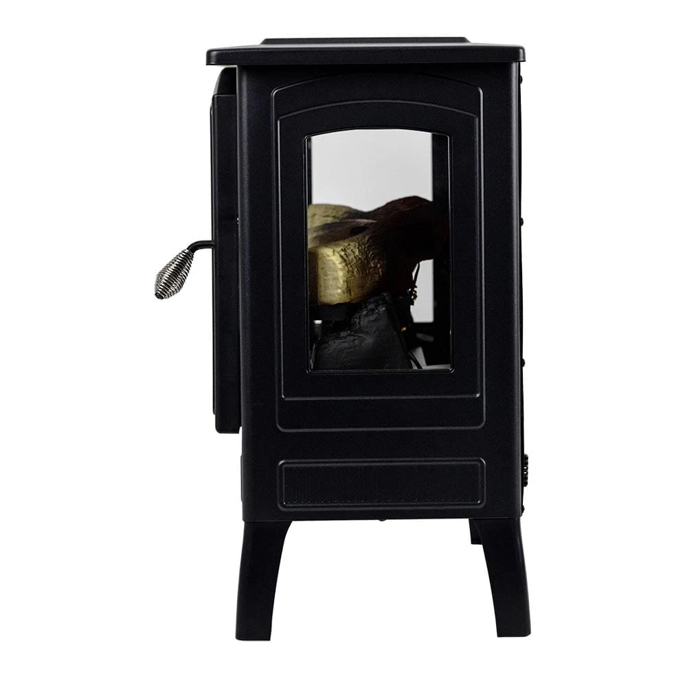 Country Living Black Infrared Electric Fireplace Stove Heater 11 Country Living Black Infrared Electric Fireplace Stove Heater - Image 11