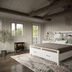 Country Living Bronze Infrared Electric Fireplace Stove Heater 29 Country Living Bronze Infrared Electric Fireplace Stove Heater -electric fireplace Store Country Living Stove CL FS 696 1 Bronze Angled Lifestyle Full 2