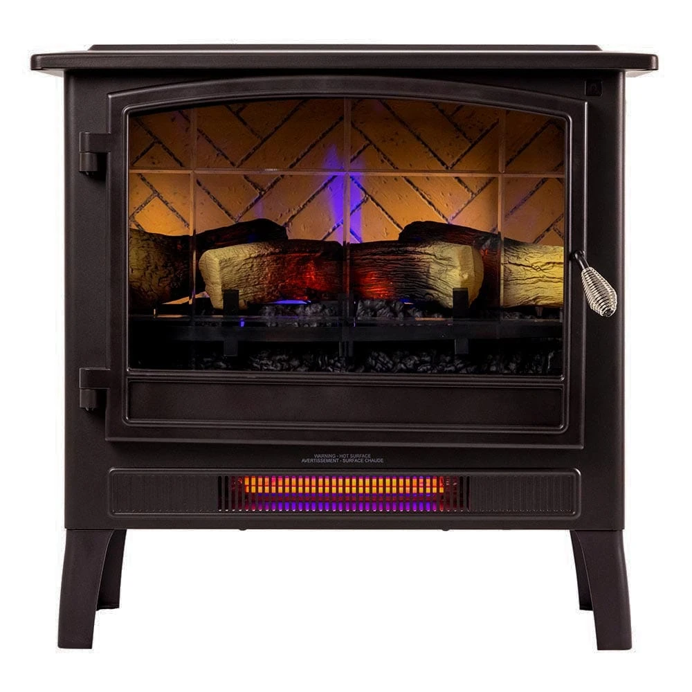 Country Living Bronze Infrared Electric Fireplace Stove Heater 10 Country Living Bronze Infrared Electric Fireplace Stove Heater - Image 10