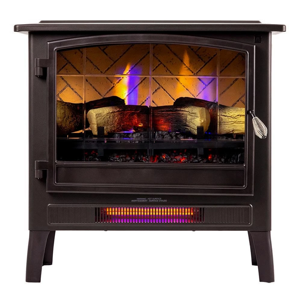Country Living Bronze Infrared Electric Fireplace Stove Heater 9 Country Living Bronze Infrared Electric Fireplace Stove Heater - Image 9