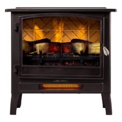 Country Living Bronze Infrared Electric Fireplace Stove Heater 23 Country Living Bronze Infrared Electric Fireplace Stove Heater -electric fireplace Store Country Living Stove CL FS 696 1 Bronze Orange Flames Straight Silo