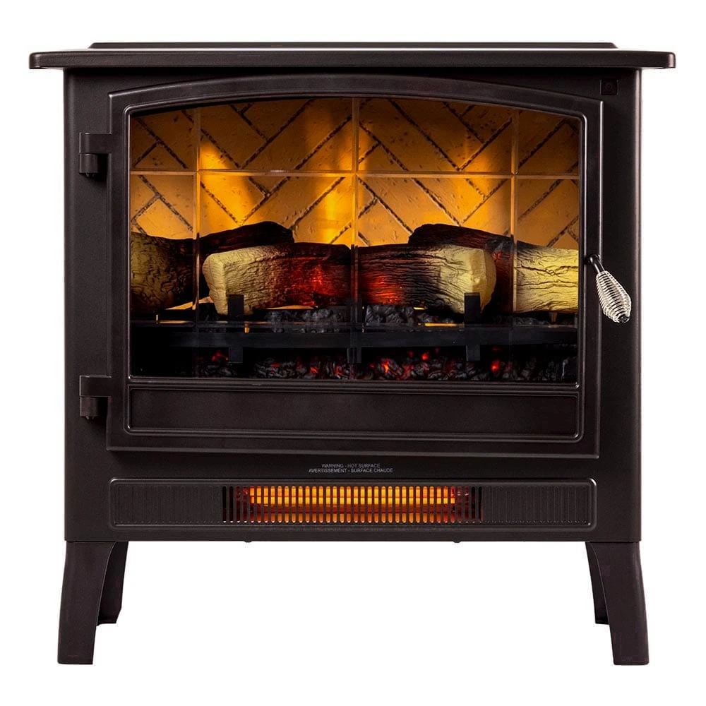 Country Living Bronze Infrared Electric Fireplace Stove Heater 8 Country Living Bronze Infrared Electric Fireplace Stove Heater - Image 8