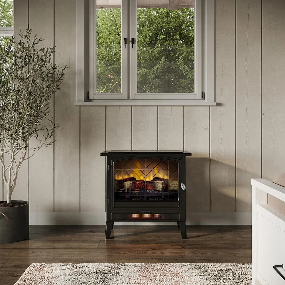 Country Living Bronze Infrared Electric Fireplace Stove Heater 15 Country Living Bronze Infrared Electric Fireplace Stove Heater - Image 15