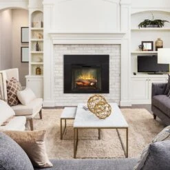 Dimplex 24-in Revillusion Weathered Concrete Firebox & 36-in Trim -electric fireplace Store Dimplex 24 in Revillusion Weathered Concrete Firebox and 36 in Trim RBF24DLXWC RBF24TRIM36 Lifestyle 16d4f258 1c13 4698 adc5 b82038123e47