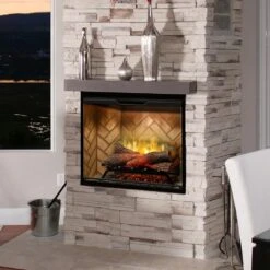 Dimplex 30" Revillusion Electric Firebox Herringbone Brick