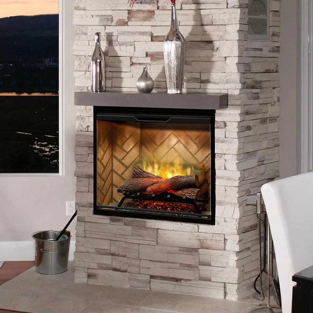 Dimplex 30" Revillusion Electric Firebox Herringbone Brick 1 Dimplex 30" Revillusion Electric Firebox Herringbone Brick