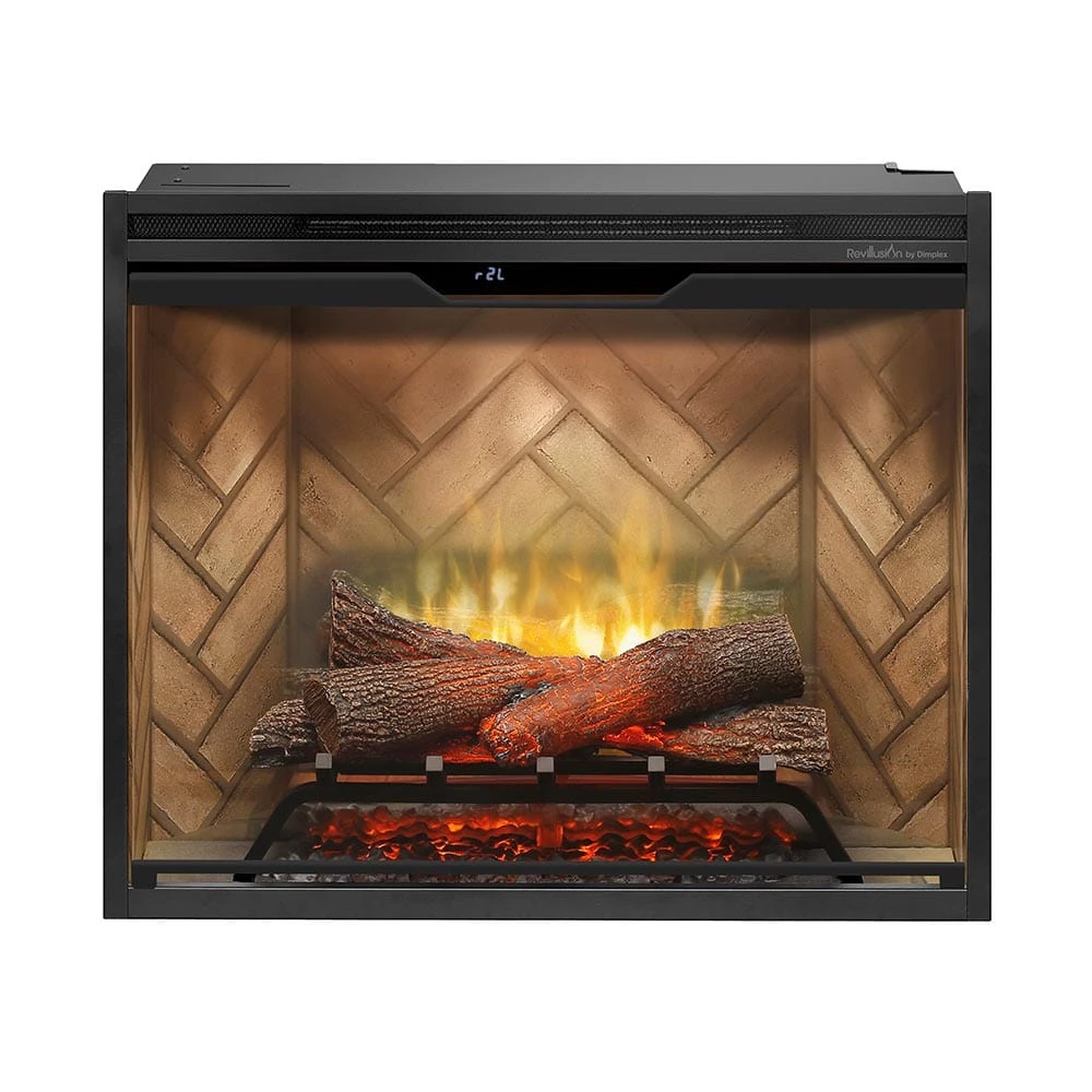 Dimplex 30" Revillusion Electric Firebox Herringbone Brick 4 Dimplex 30" Revillusion Electric Firebox Herringbone Brick - Image 4