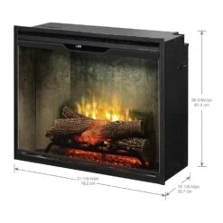 Dimplex 30" Revillusion Weathered Concrete Firebox & 38" Trim -electric fireplace Store Dimplex 30 in Revillusion RBF30WC FG Dimensions 3c76c633 9953 4de8 acf9 733367554cf7