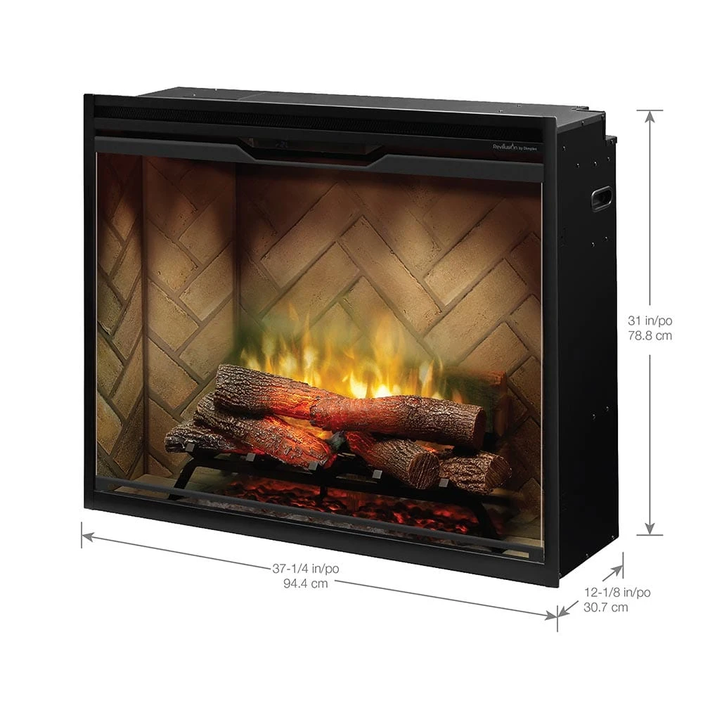 Dimplex 36" Revillusion Portrait Electric Firebox Herringbone Brick 6 Dimplex 36" Revillusion Portrait Electric Firebox Herringbone Brick - Image 6