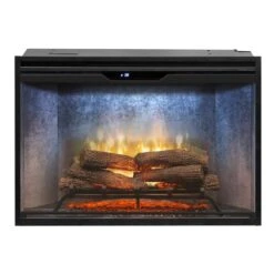 Dimplex 36" Revillusion Electric Firebox Weathered Concrete -electric fireplace Store Dimplex 36 in Revillusion RBF36WC FG Silo Straight 1