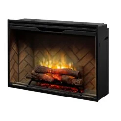 Dimplex 42" Revillusion Electric Firebox Herringbone Brick -electric fireplace Store Dimplex 42 in Revillusion RBF42 FG Silo Angled 1
