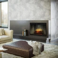 Dimplex 42" Revillusion Electric Firebox Weathered Concrete -electric fireplace Store Dimplex 42 in Revillusion RBF42WC FG Lifestyle 3