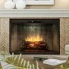 Dimplex 42" Revillusion Electric Firebox Weathered Concrete -electric fireplace Store Dimplex 42 in Revillusion RBF42WC FG Lifestyle Cropped