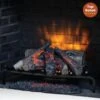 Dimplex 28-in Premium Electric Fireplace Log Set 14 Dimplex 28-in Premium Electric Fireplace Log Set -electric fireplace Store Dimplex DLG 1058 Log Set Orange Flames Close Fireplace Crop 1