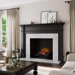 Dimplex 28-in Premium Electric Fireplace Log Set -electric fireplace Store Dimplex DLG 1058 Log Set Orange Flames Lifestyle 1