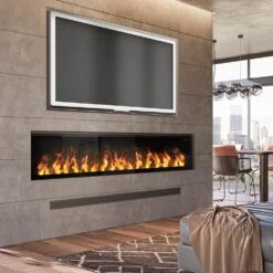Dimplex Optimyst 86-in Linear Electric Fireplace -electric fireplace Store Dimplex OptiMyst OLF Series Linear Electric Fireplace OLF86 Lifestyle 2 1eec5e75 b9a3 4ce4 b5a3 52377e0787b6