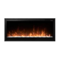 Dimplex 42-In Multi-Fire Slim Electric Fireplace -electric fireplace Store Dimplex PLF4214 XS Black Silo Flames Orange d8567398 4c2e 408e 8b4c d6dfe6638b42