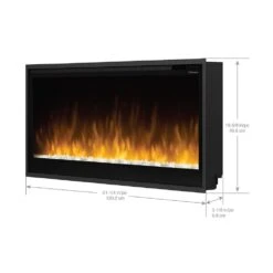 Dimplex 50-In Multi-Fire Slim Electric Fireplace -electric fireplace Store Dimplex PLF5014 XS Black Dimensions