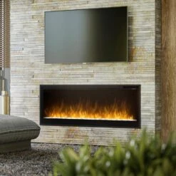 Dimplex 50-In Multi-Fire Slim Electric Fireplace -electric fireplace Store Dimplex PLF5014 XS Black Lifestyle 2