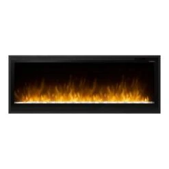Dimplex 50-In Multi-Fire Slim Electric Fireplace -electric fireplace Store Dimplex PLF5014 XS Black Silo Flames Yellow