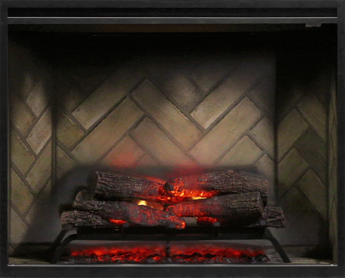 Dimplex 36" Revillusion Portrait Electric Firebox Herringbone Brick 3 Dimplex 36" Revillusion Portrait Electric Firebox Herringbone Brick - Image 3