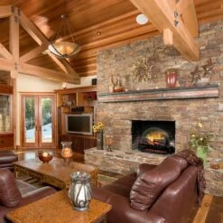 Dimplex 25-in Revillusion Electric Fireplace Log Set W/ Ashmat -electric fireplace Store Dimplex RLG25 Log Set Lifestyle 1