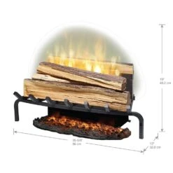 Dimplex 25-in Revillusion Fresh Cut Electric Fireplace Log Set W/ Ashmat -electric fireplace Store Dimplex RLG25FC Log Set Dimensions b17dcac6 6f1e 4818 bf89 2d9bb3589569