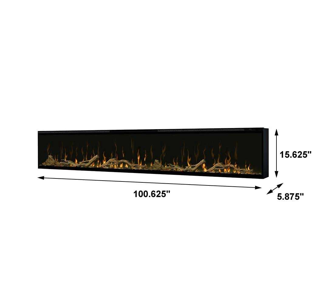 Dimplex IgniteXL 100-In Electric Fireplace W/ Driftwood Log Kit 5 Dimplex IgniteXL 100-In Electric Fireplace W/ Driftwood Log Kit - Image 5