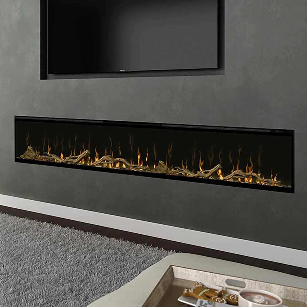 Dimplex IgniteXL 100-In Electric Fireplace W/ Driftwood Log Kit 1 Dimplex IgniteXL 100-In Electric Fireplace W/ Driftwood Log Kit