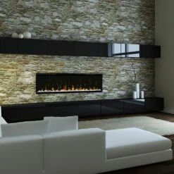 Dimplex IgniteXL 50-In Electric Fireplace W/ Driftwood Log Kit -electric fireplace Store Dimplex XLF50 Black Glass Media White Embers Orange Flames Living Room 612d8eb8 ba51 42f2 af40 881b124a90b9