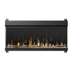 Dimplex IgniteXL Bold 50-In Smart Linear Electric Fireplace -electric fireplace Store Dimplex XLF5017 HD Black Straight Silo