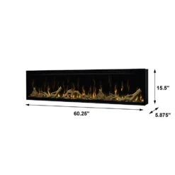 Dimplex IgniteXL 60-In Electric Fireplace W/ Driftwood Log Kit -electric fireplace Store Dimplex XLF60 Black Driftwood Media Dimensions 002e3dde 552e 4f0b 90d3 89ff9e5f2ed1