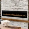 Dimplex IgniteXL 74-In Electric Fireplace W/ Driftwood Log Kit 12 Dimplex IgniteXL 74-In Electric Fireplace W/ Driftwood Log Kit -electric fireplace Store Dimplex XLF74 Black Driftwood Media Orange Flames Closeup 516d60c3 d611 4727 99a4 3d8b6e6a158d